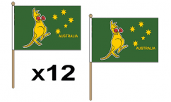 Boxing Kangaroo Hand Flags